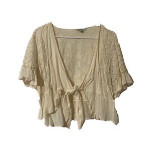 American Eagle Tie Front Crop Top